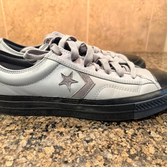 New with Box - Leather Converse Star Player 76 Low Gray/Black size 13 Men - Picture 5 of 5